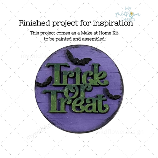 Make at Home Trick or Treat Interchangeable Insert