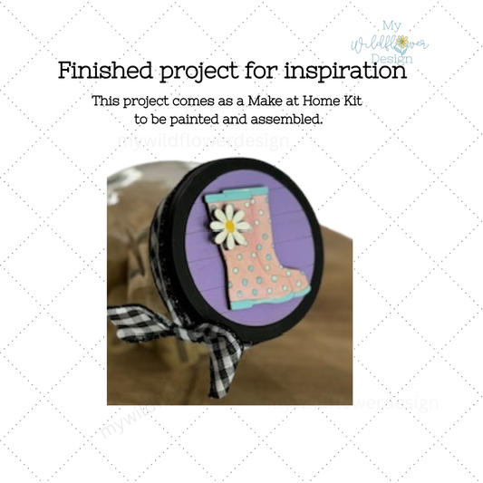 Make at Home Rain Boots Interchangeable Insert