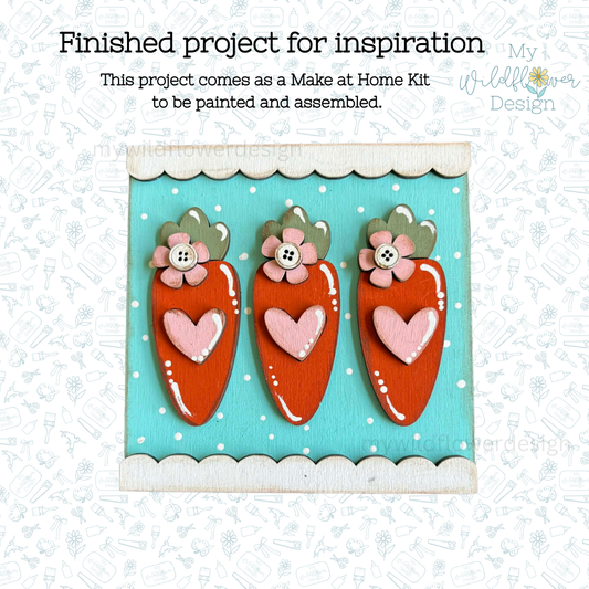 Make at Home - Carrot Trio - Square Insert