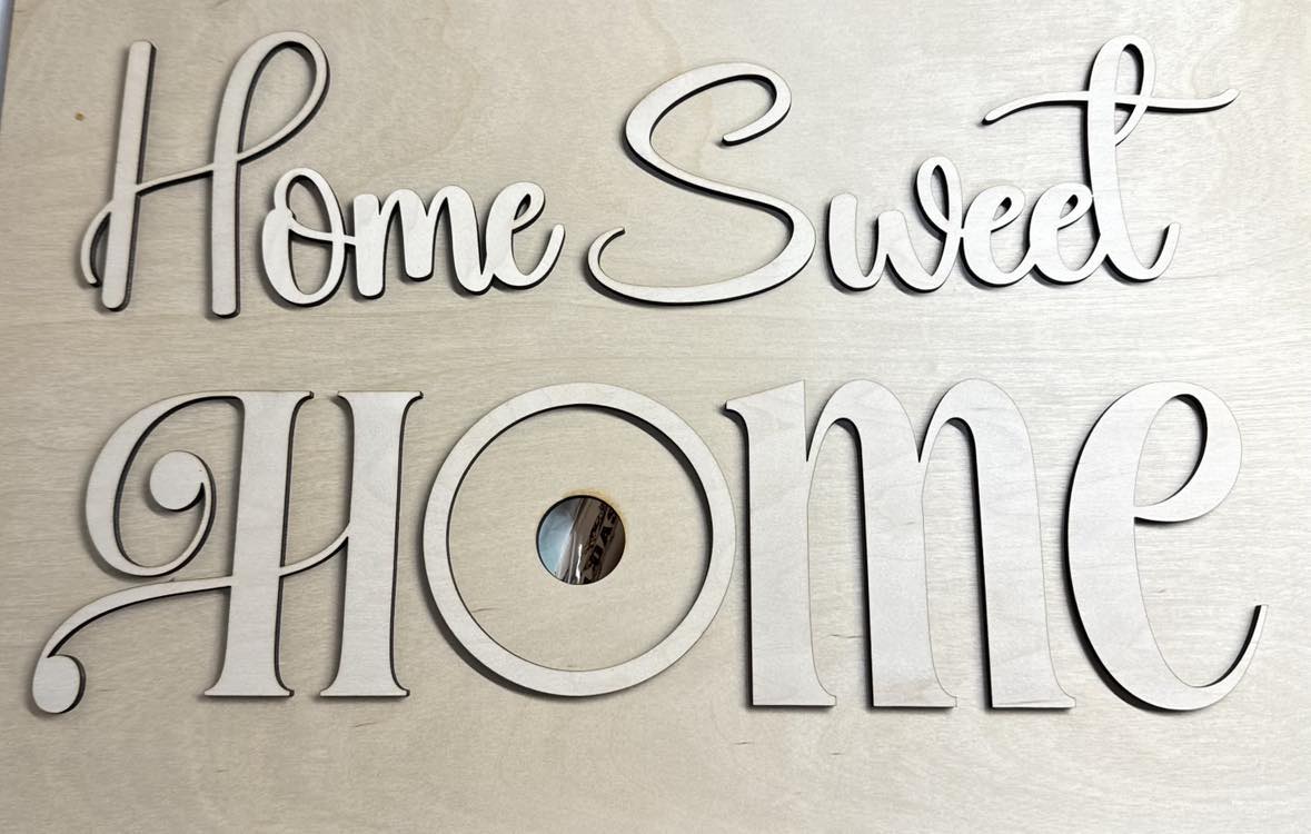 Make at Home Kit - Home Sweet Home Interchangeable Sign