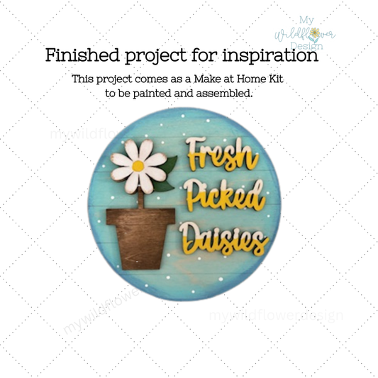 Make at Home Fresh Picked Daisies Interchangeable Insert