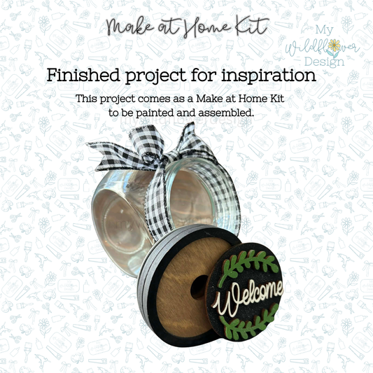 Make at Home - Mini Candy Jar Interchangeable Frame