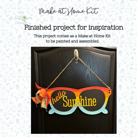 Make at Home Kit - Sunglasses Door Hanger