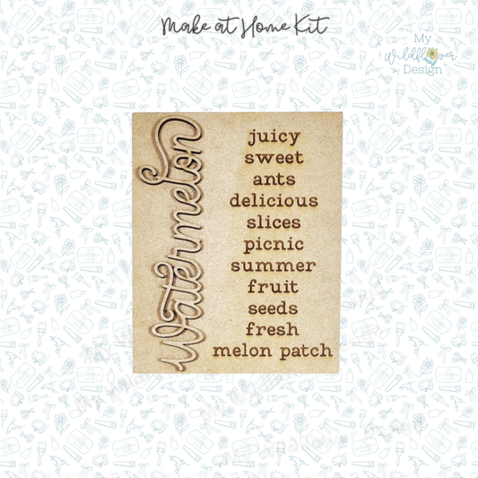 Make at Home Kit - Hello Sweet Summer Collection Interchangeable
