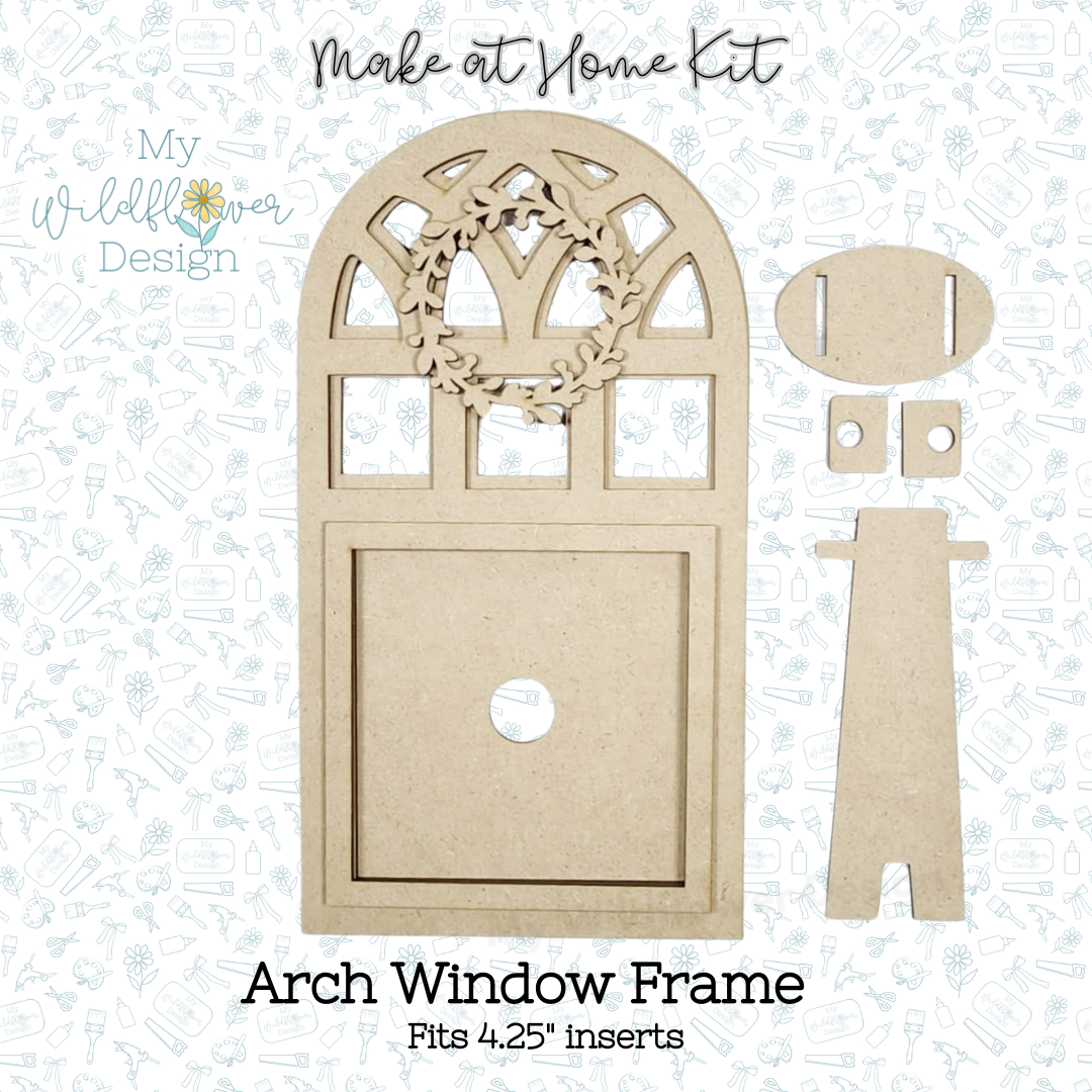 Make at Home Kit - Arch Window Interchangeable Frame