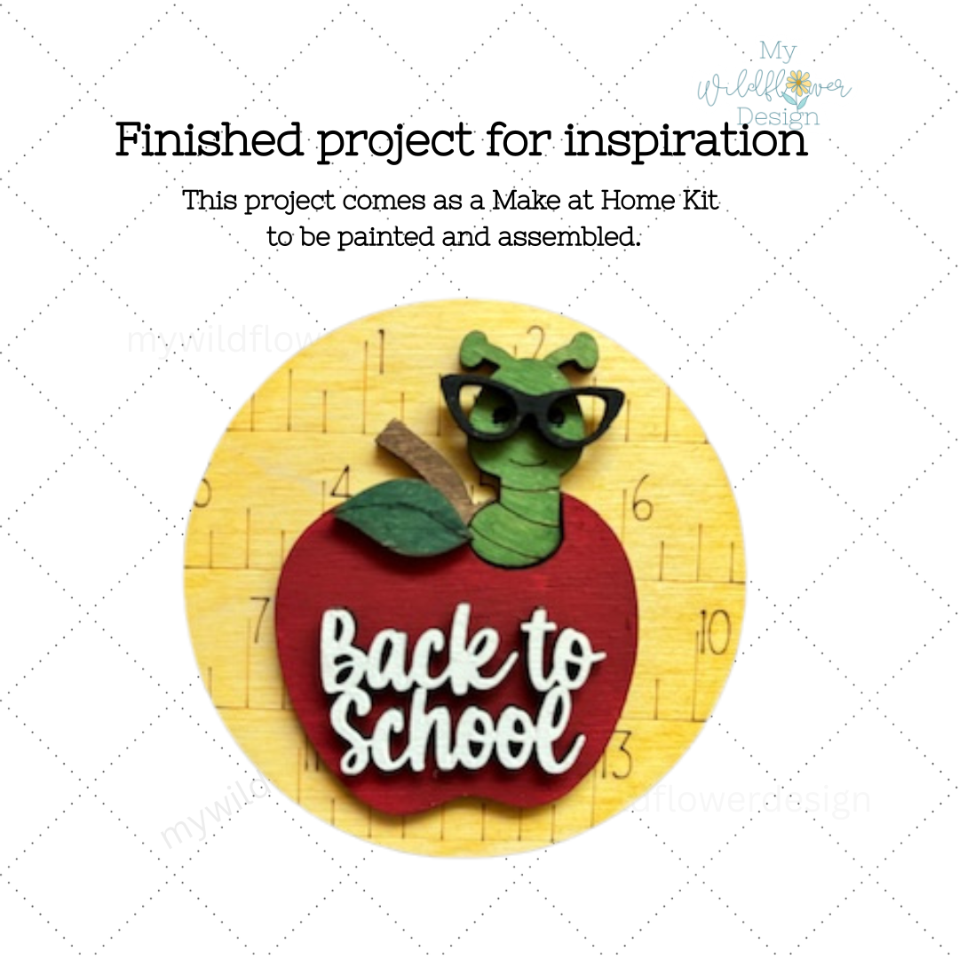 Make at Home Back to School Interchangeable Insert