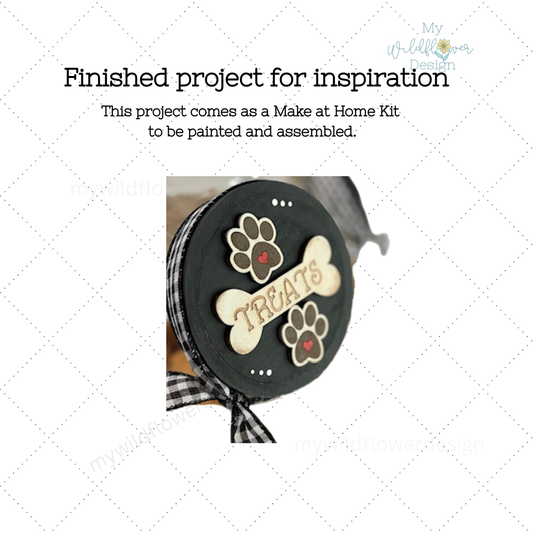 Make at Home Paw Print Treats Interchangeable Insert