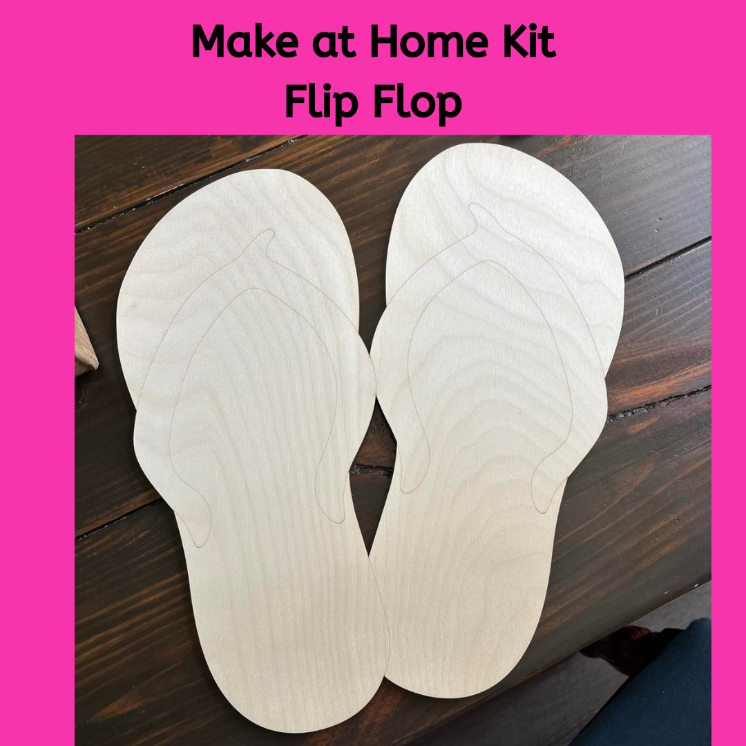 Make at Home Kit - Flip Flop Door Hanger