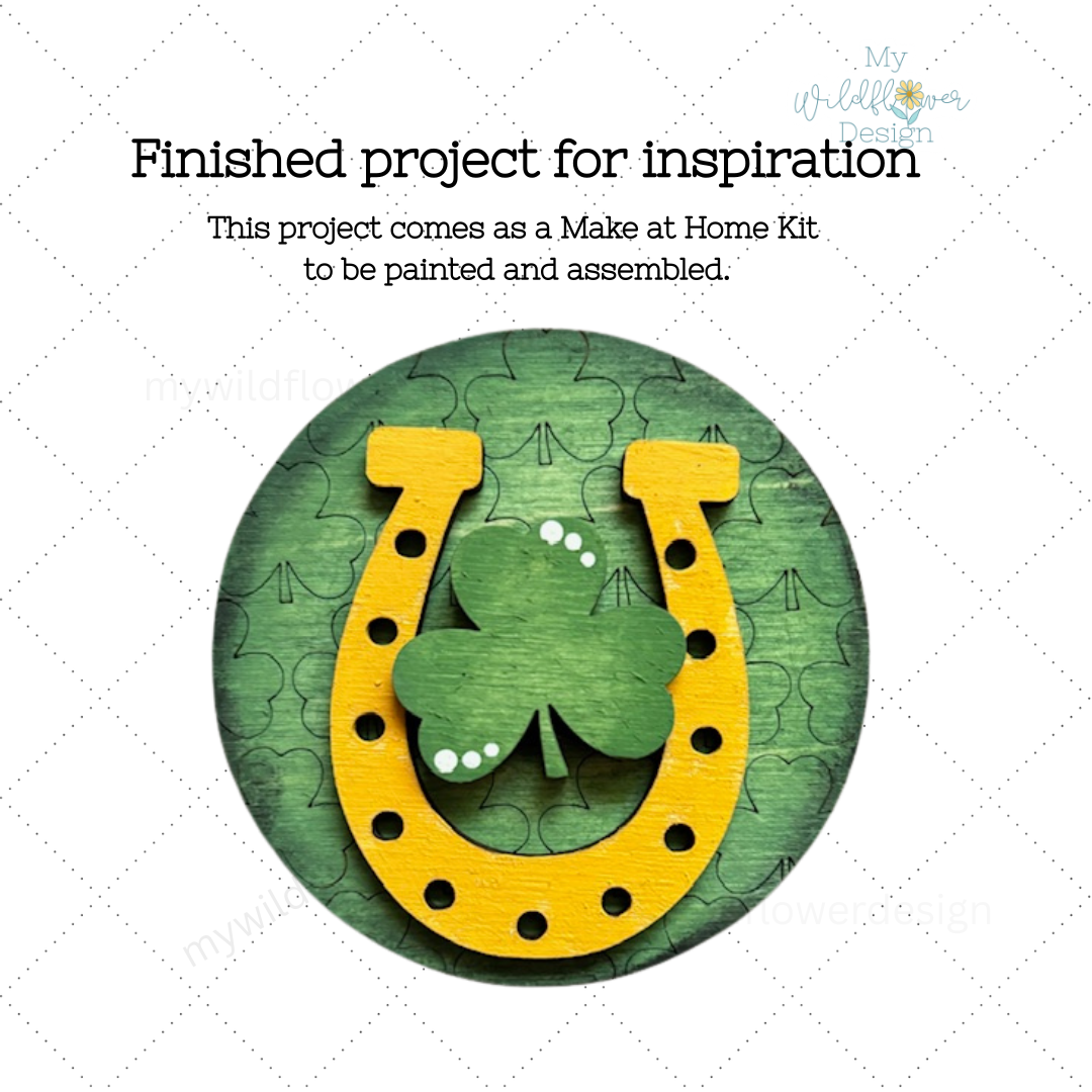 Make at Home Lucky Horseshoe Interchangeable Insert