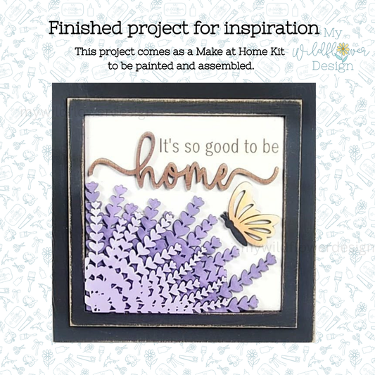 Make at Home - Good to be Home - Square Insert