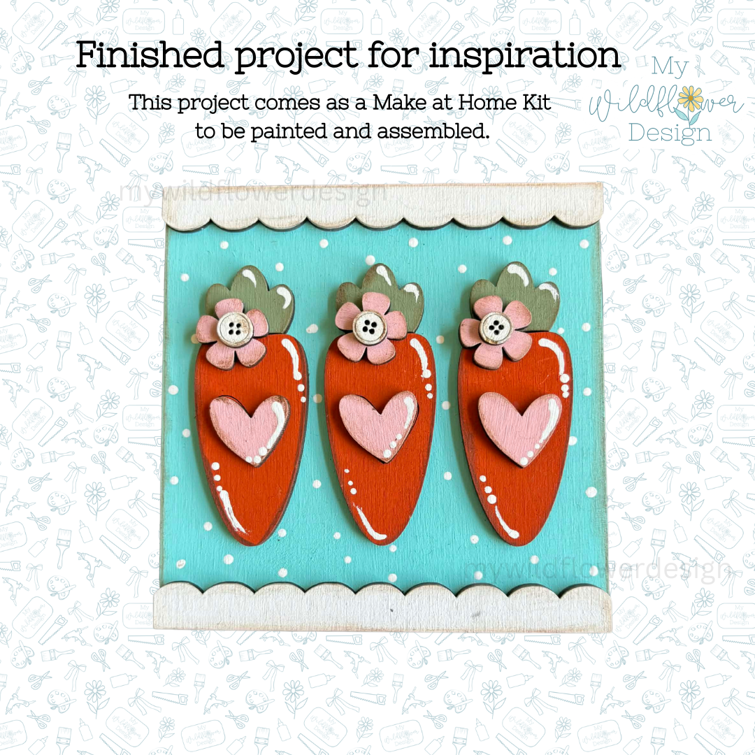 Make at Home - Carrot Trio - Square Insert