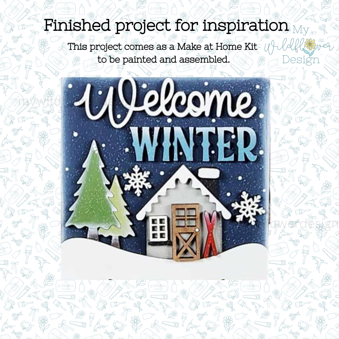 Make at Home - Welcome Winter - Square Insert