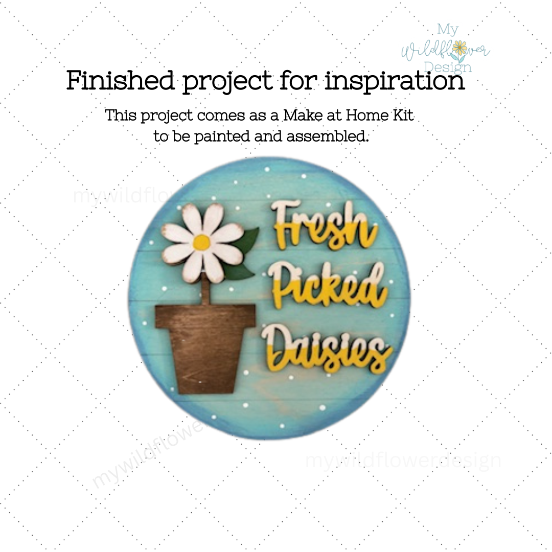 Make at Home Fresh Picked Daisies Interchangeable Insert