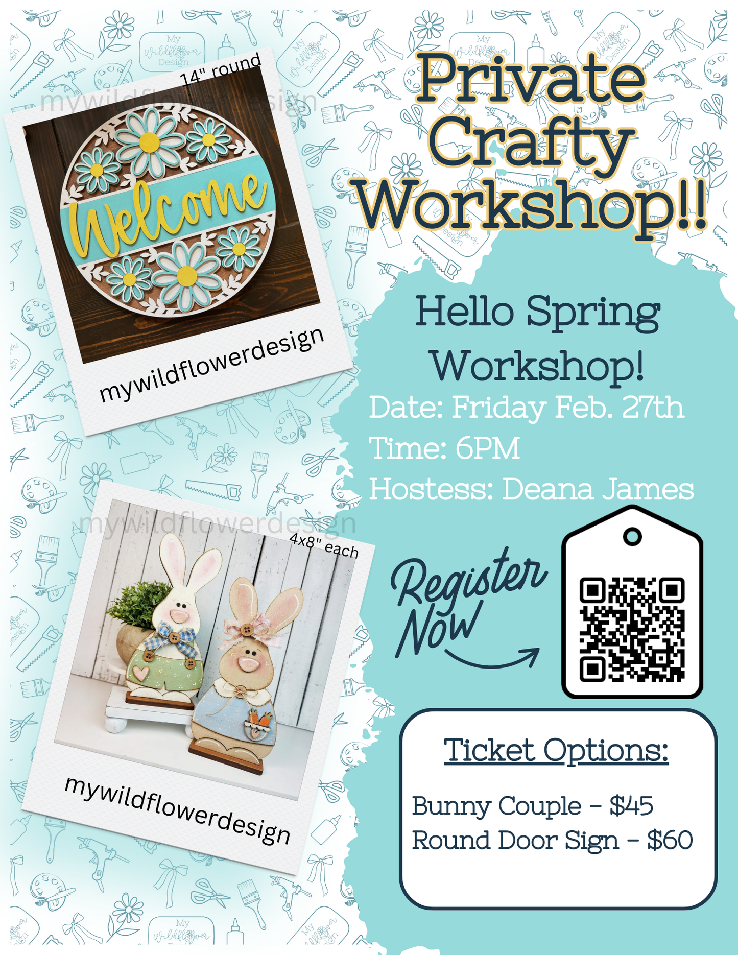 Private- Workshop - Deana James' Hello Spring Workshop