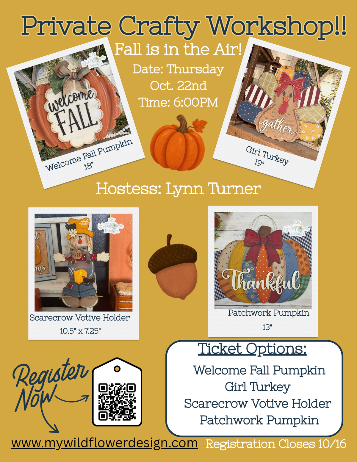 Private - Workshop - Lynn Turner's Fall is in the Air Workshop