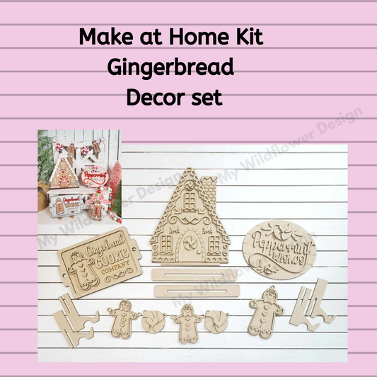 Make at Home Kit - Gingerbread Christmas Collection