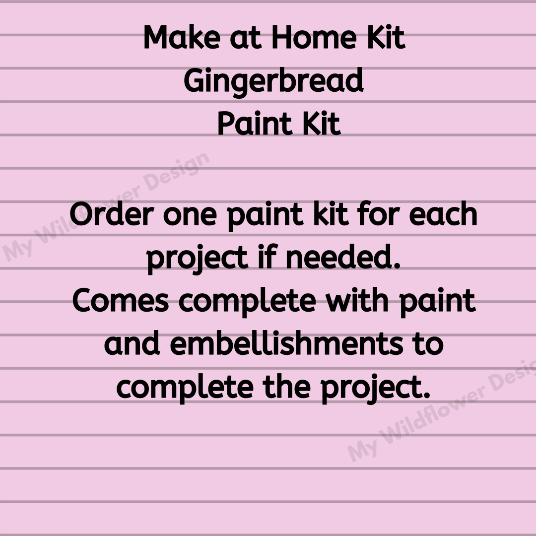 Make at Home Kit - Gingerbread Christmas Collection