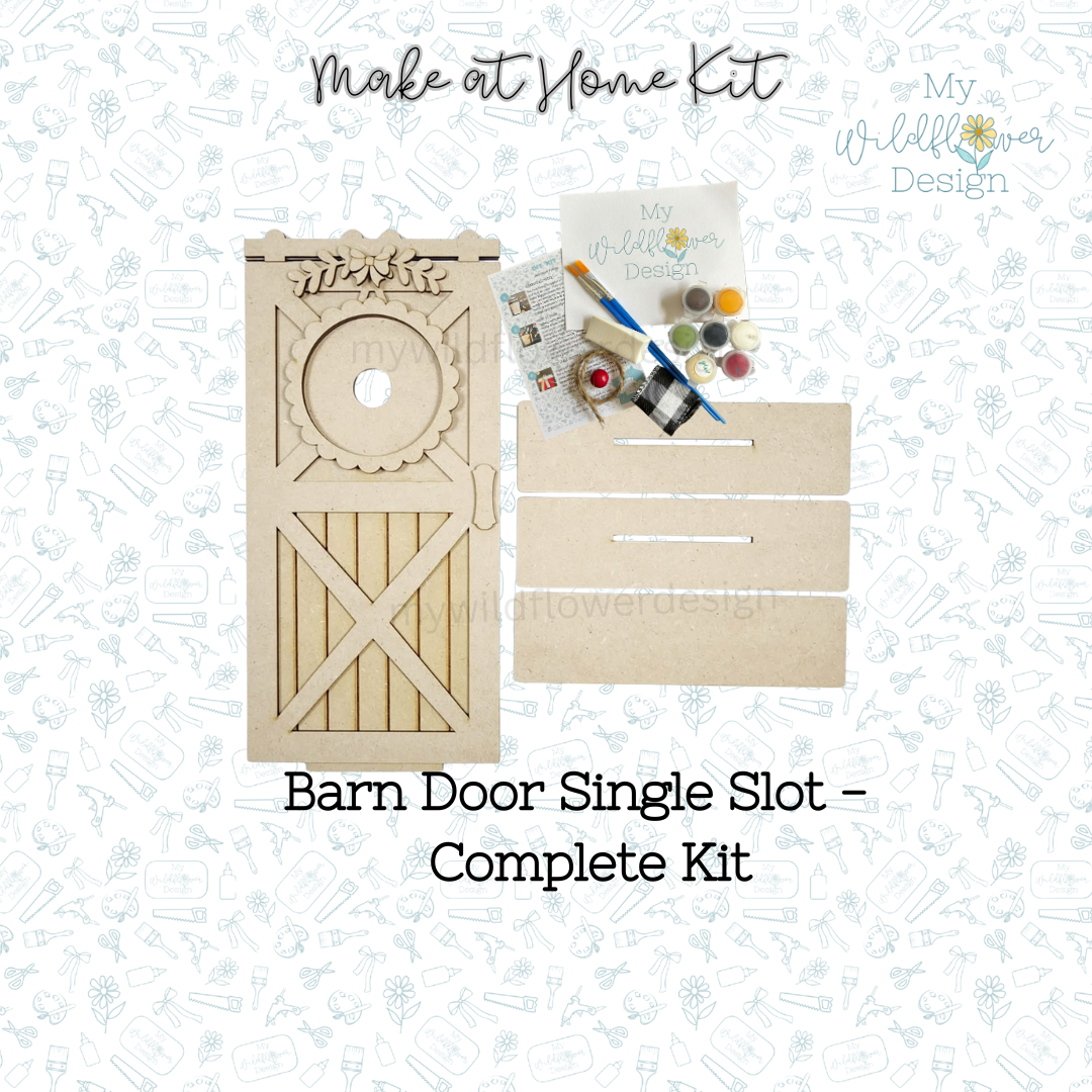 Make at Home Kit - Barn Door Interchangeable Frame