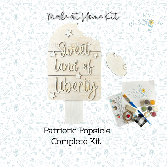 Make at Home Kit - Patriotic Popsicle