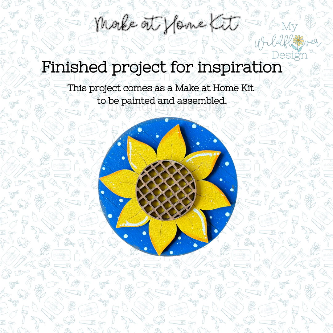 Make at Home Sunflower Interchangeable Insert