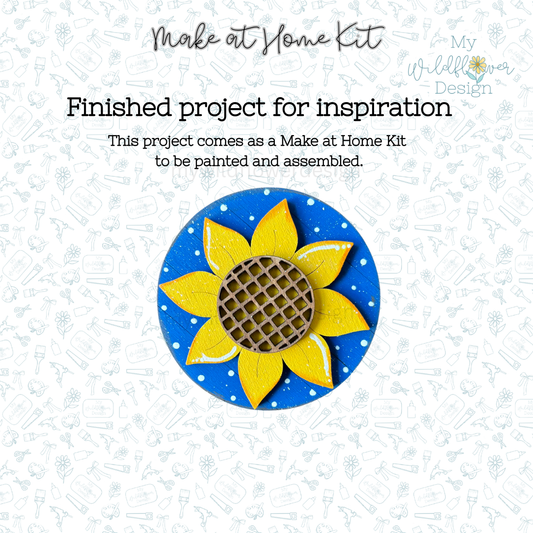 Make at Home Sunflower Interchangeable Insert