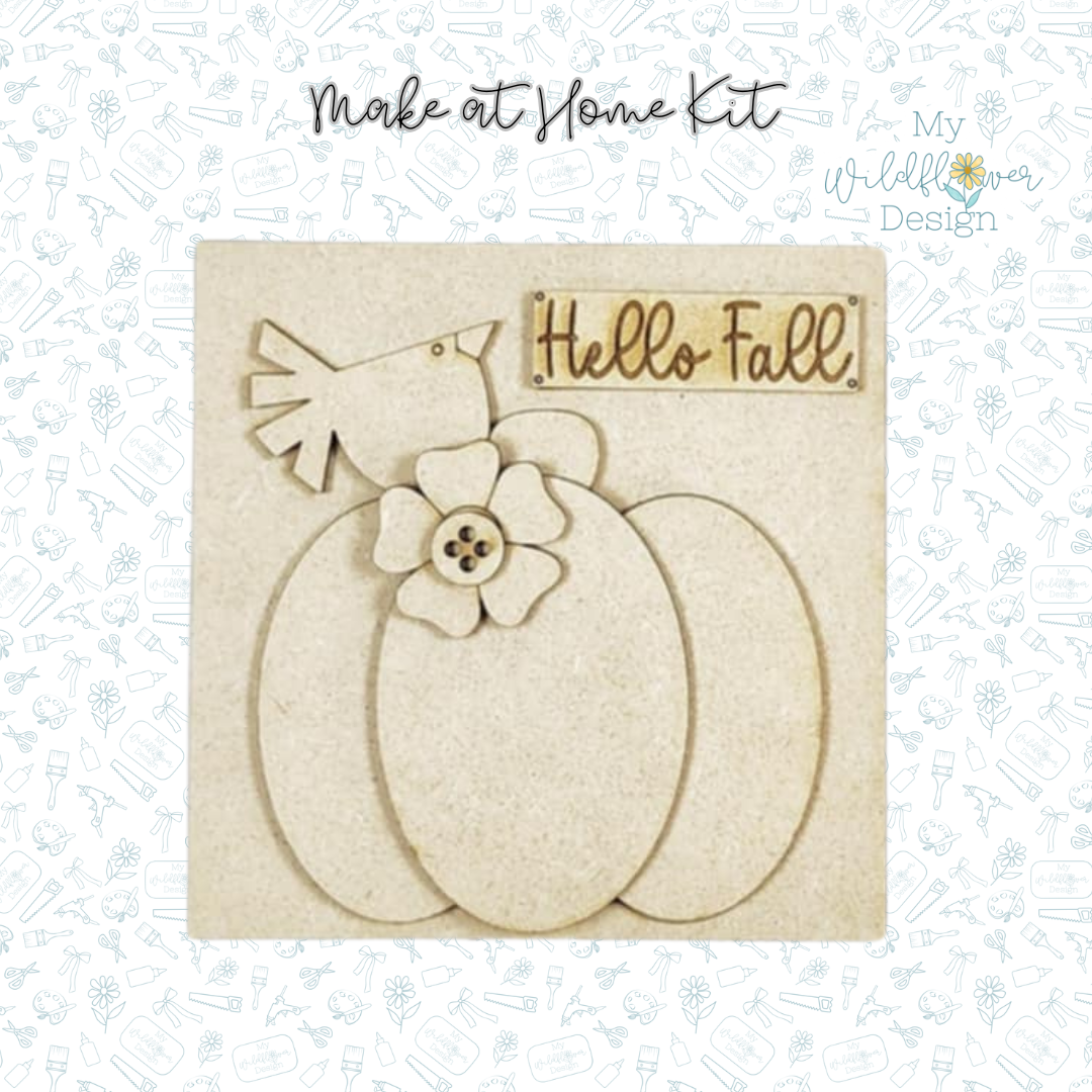 Make at Home - Hello Fall - Square Insert
