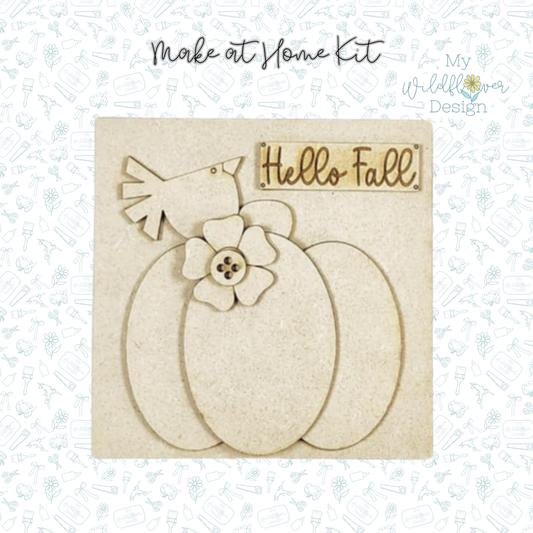 Make at Home - Hello Fall - Square Insert