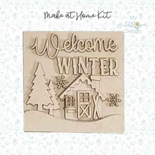 Make at Home - Welcome Winter - Square Insert