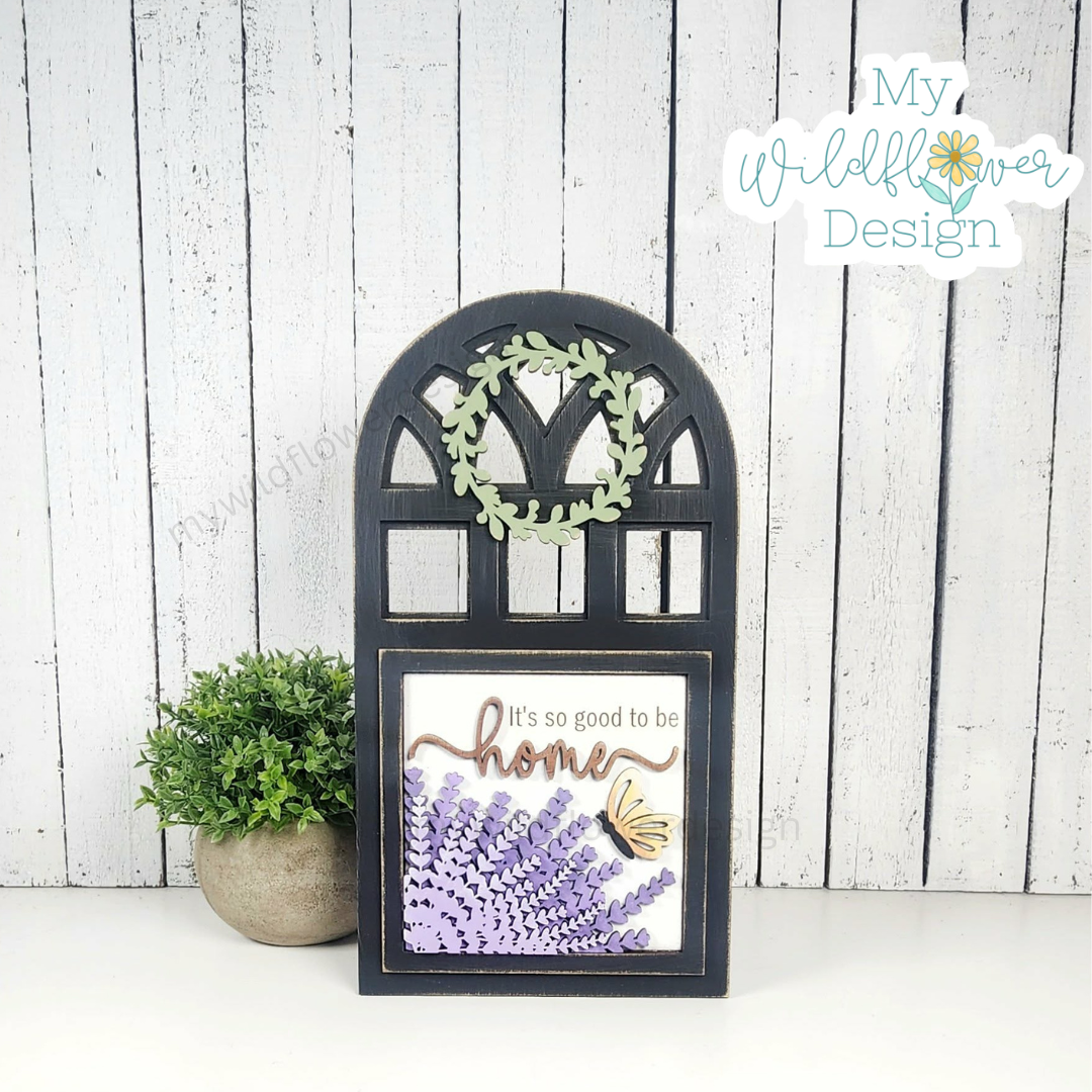 Arch Window Square Interchangeable Frame