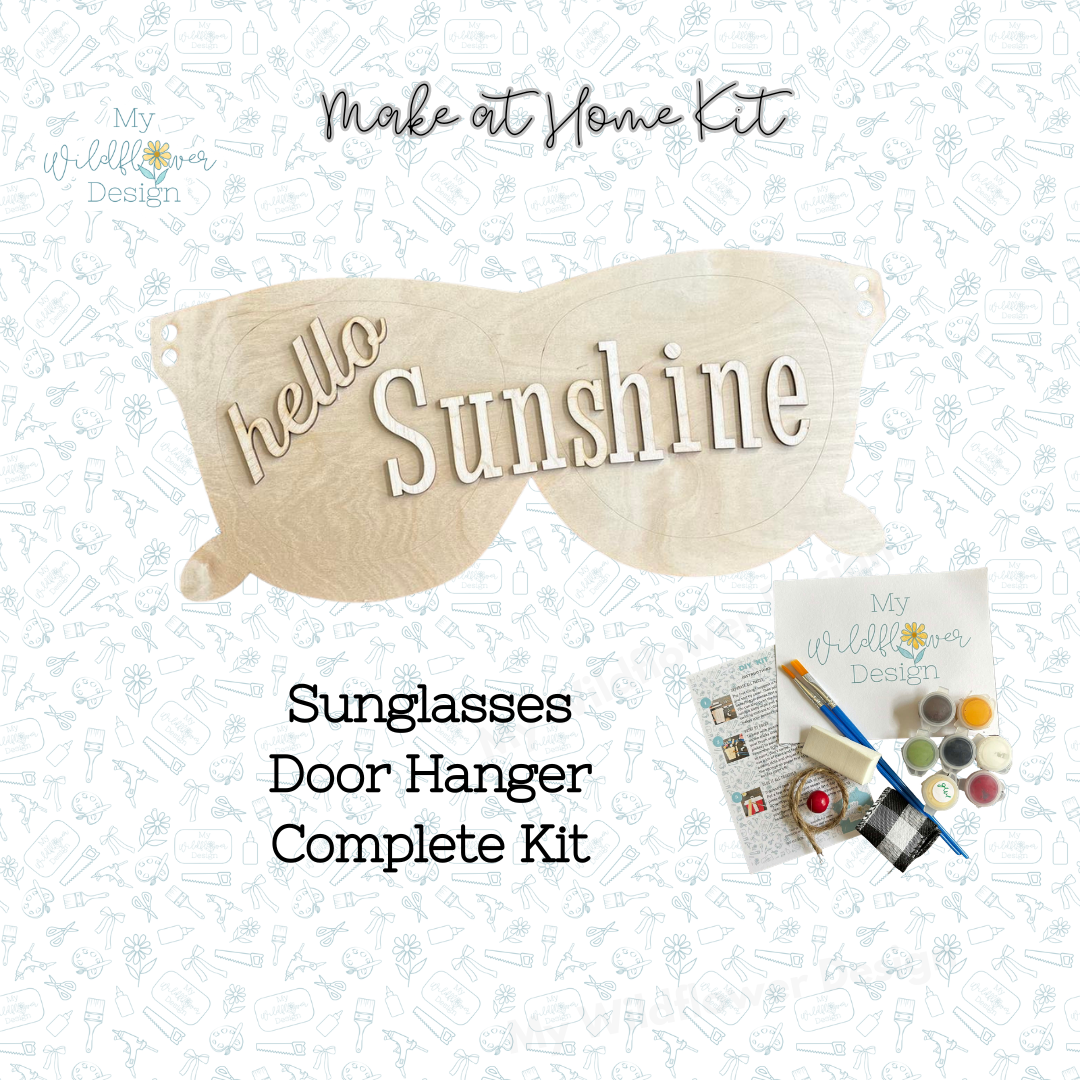 Make at Home Kit - Sunglasses Door Hanger