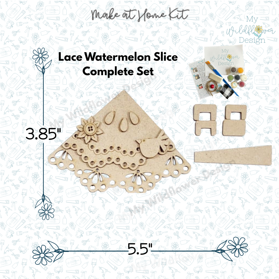 Make at Home Kit - Vintage Watermelon Decor Set/ Tray Kit