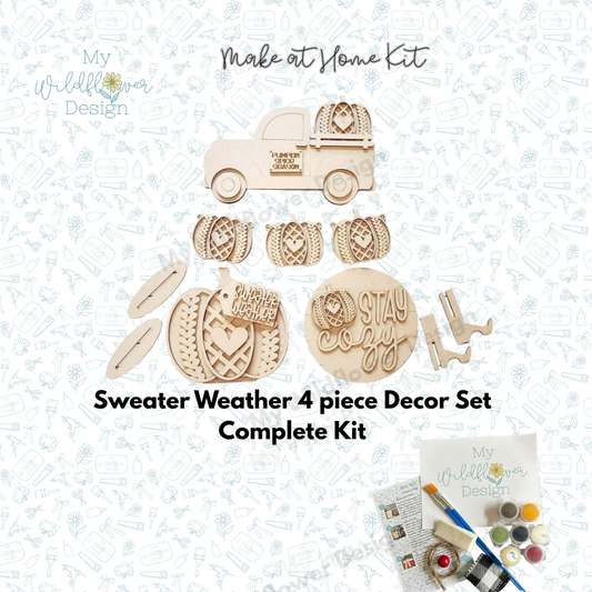 Make at Home Kit - Sweater Weather Decor Set