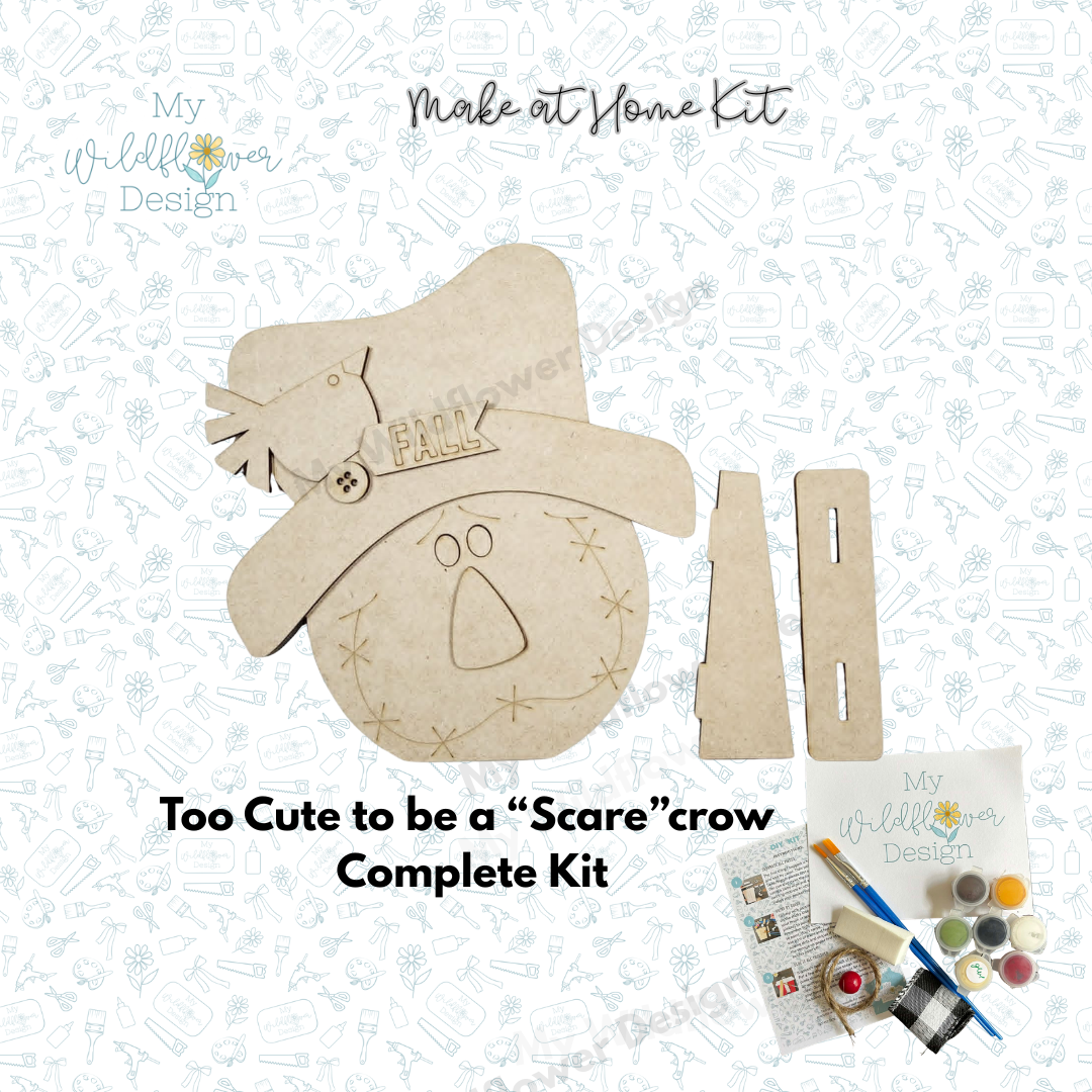 Make at Home Kit - Too Cute "Scare"Crow