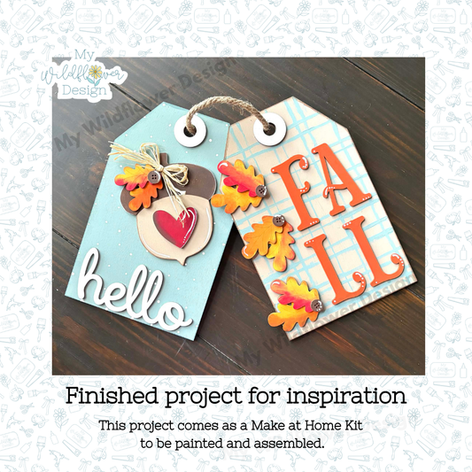 Make at Home Kit - Hello Fall Door Tags