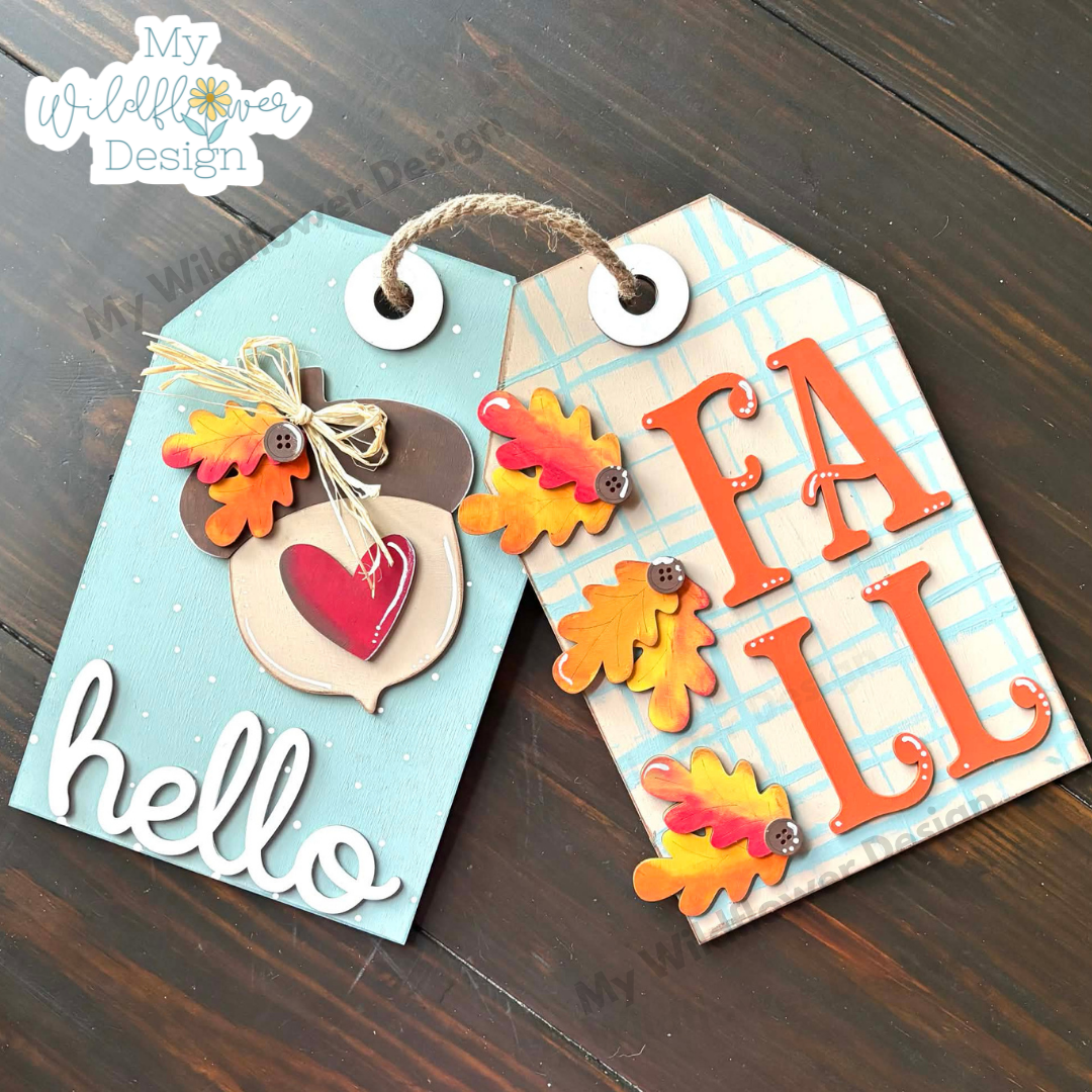 Hello Fall Tags