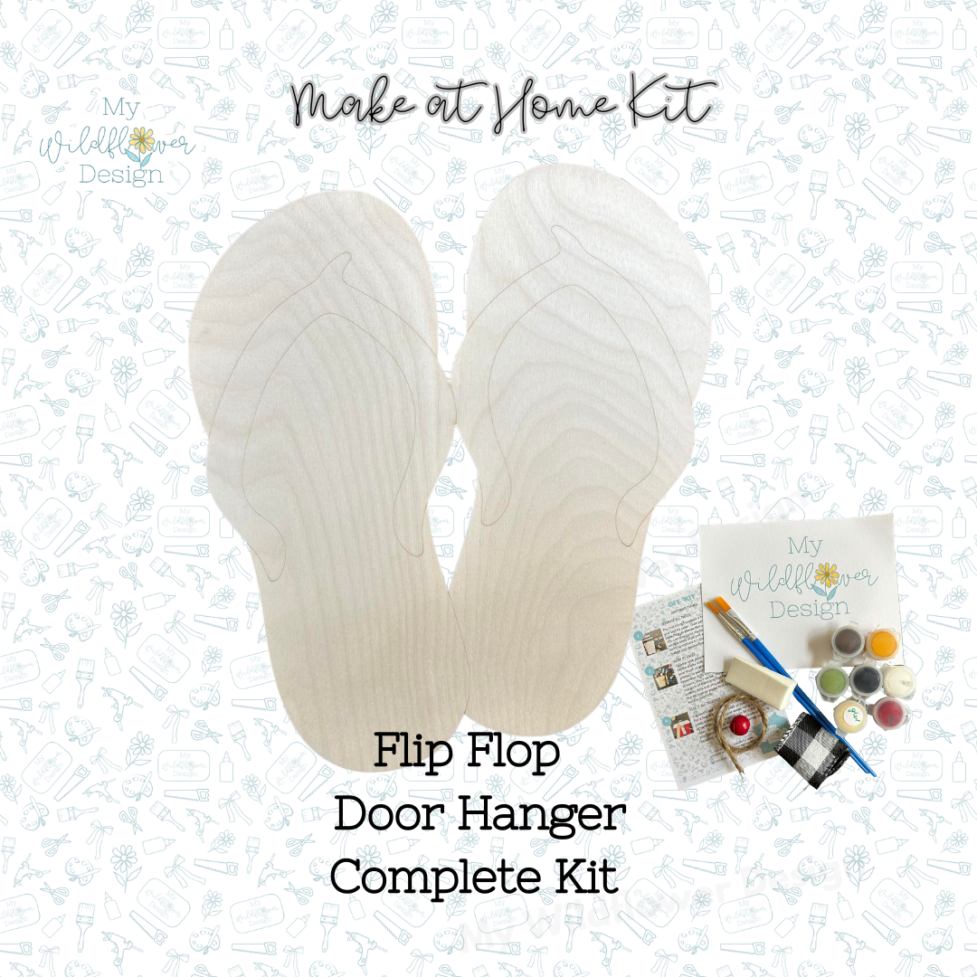 Make at Home Kit - Flip Flop Door Hanger