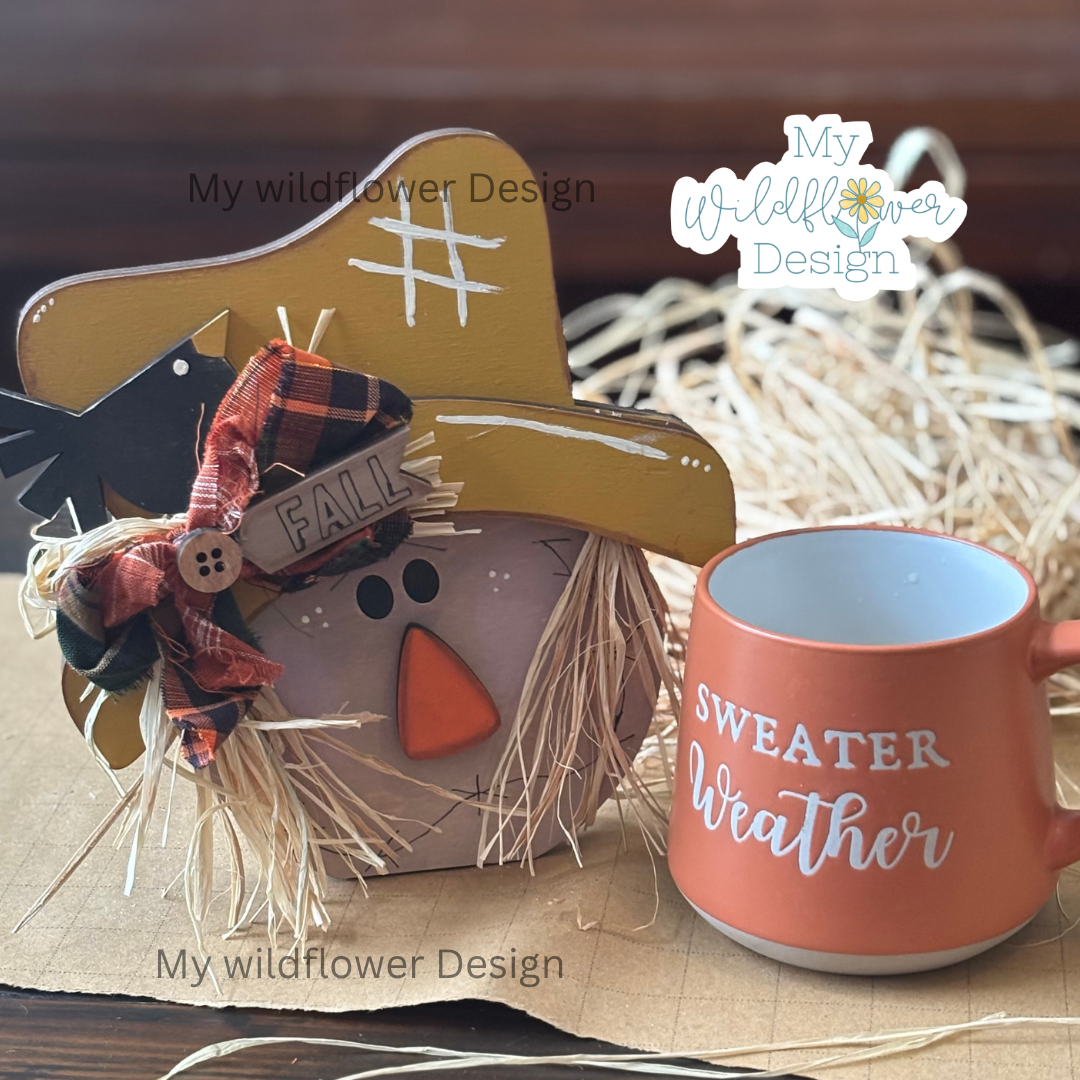 Too Cute to be a "Scare"Crow Standing Decor