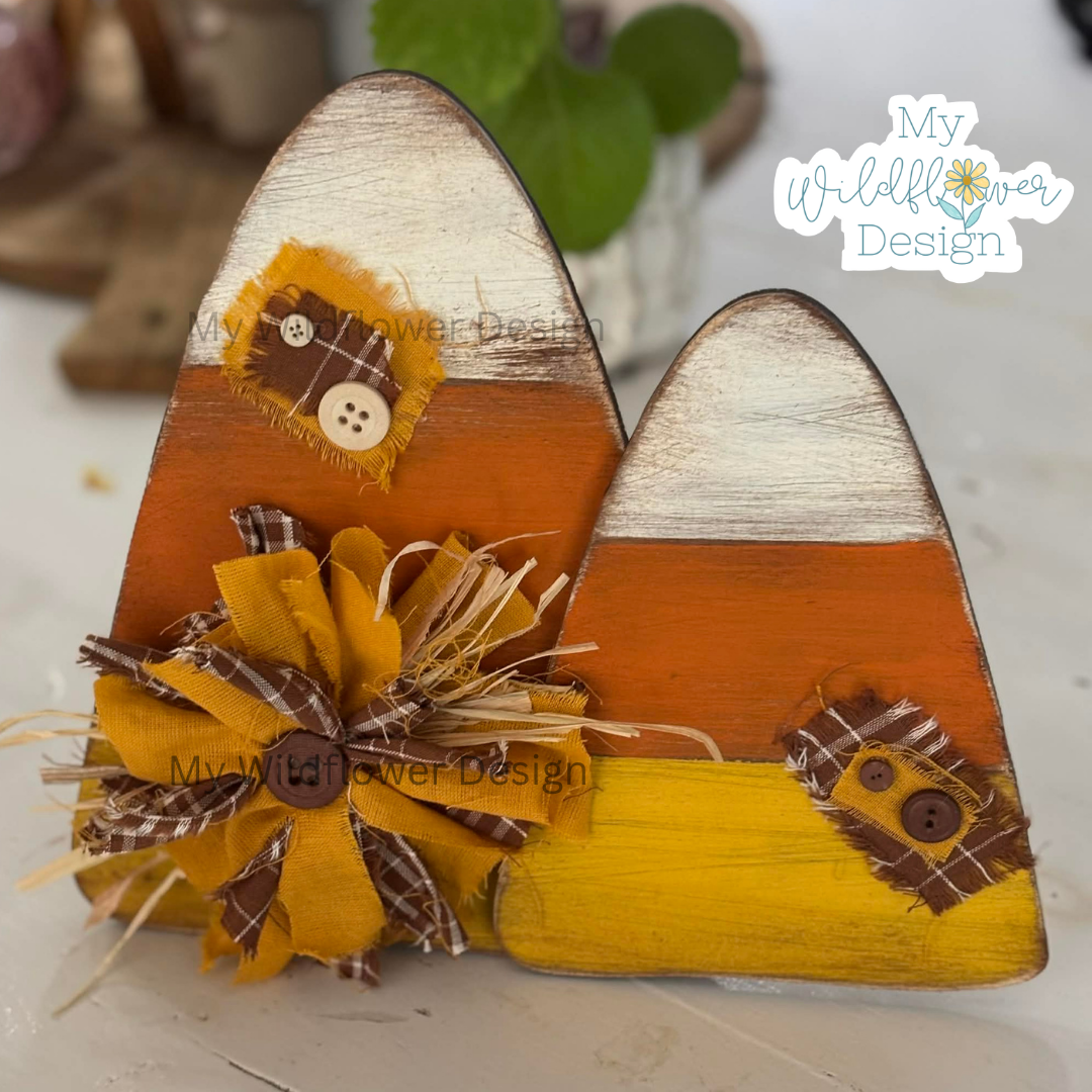 Candy Corn Shelf Sitter