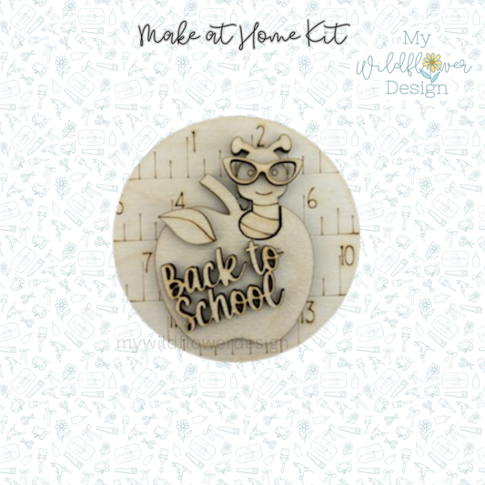 Make at Home Back to School Interchangeable Insert