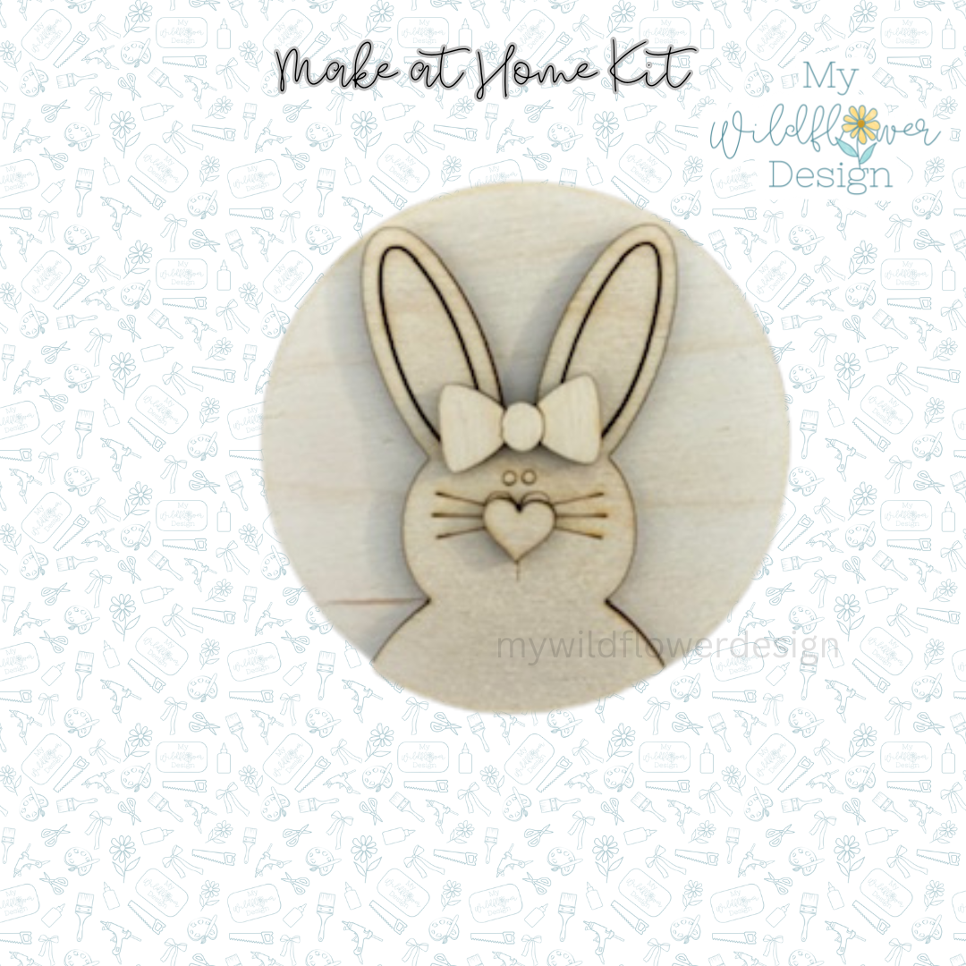 Make at Home Bow Bunny Interchangeable Insert