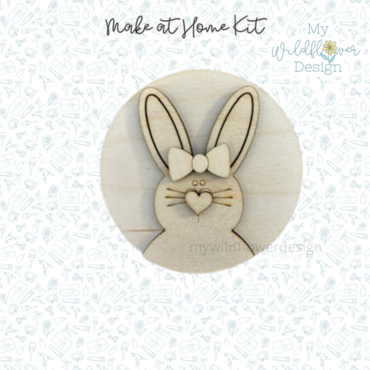 Make at Home Bow Bunny Interchangeable Insert