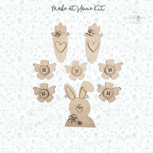 Make at Home Kit - Daisies & Carrots Banner