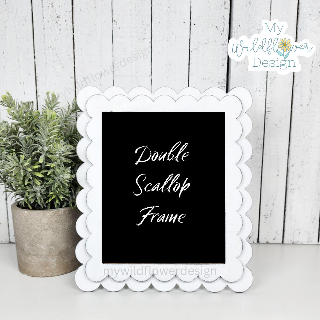 Scalloped Interchangeable Frame