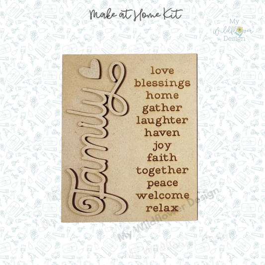 Make at Home Kit - Home is where the Heart is Collection Interchangeable
