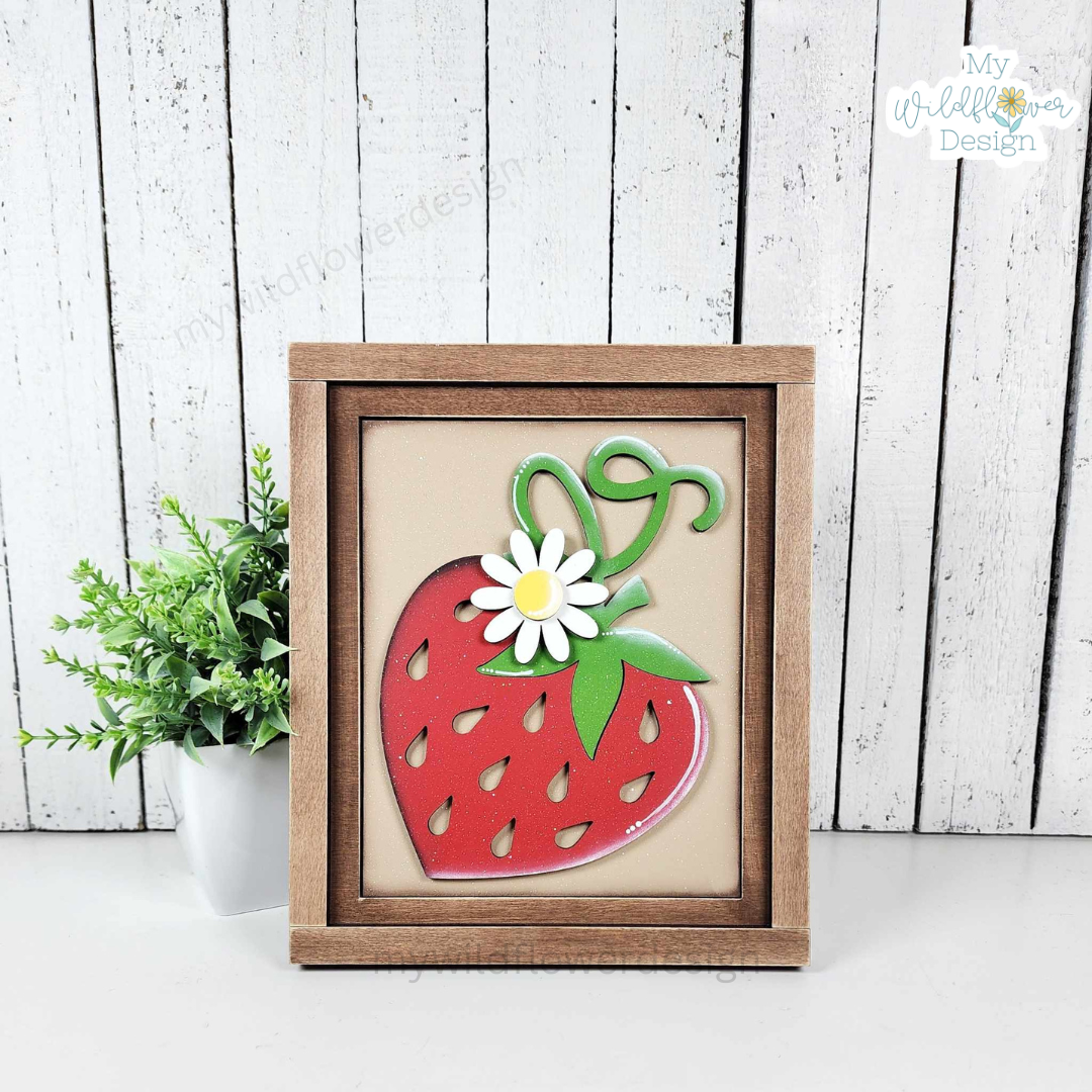 Strawberry Interchangeable Signs