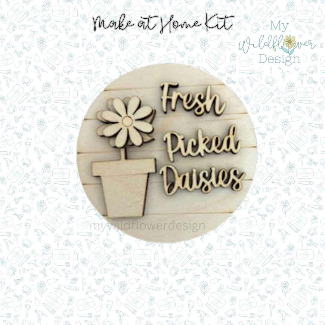 Make at Home Fresh Picked Daisies Interchangeable Insert