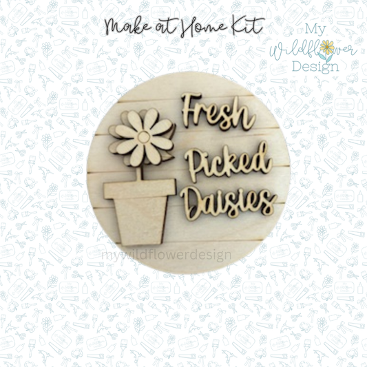 Make at Home Fresh Picked Daisies Interchangeable Insert