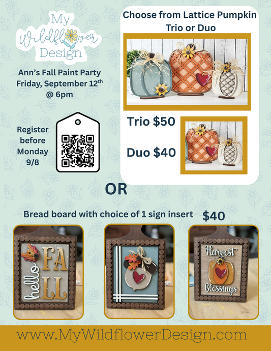 Private Workshop - Ann Hurst Fall Paint Party