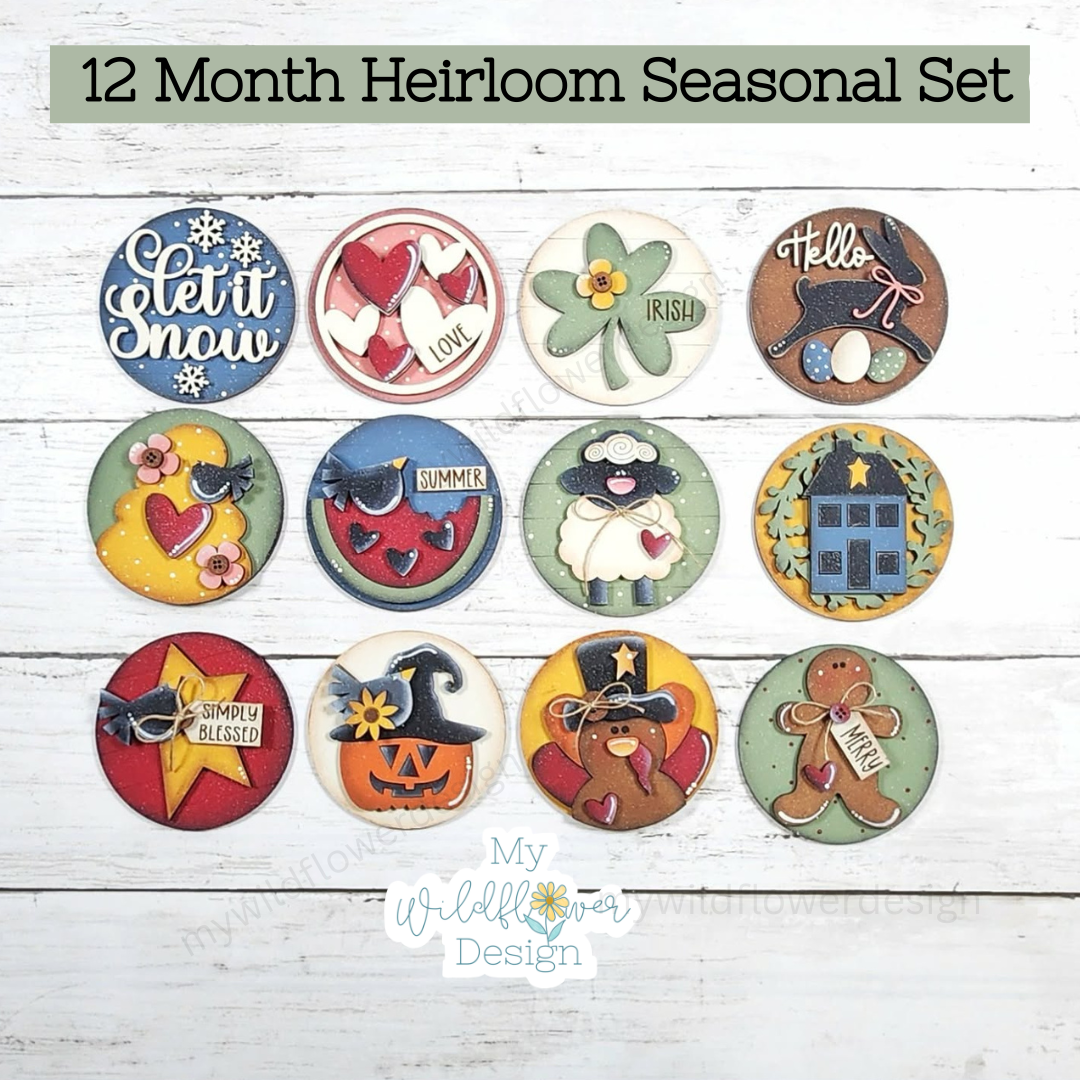 Heirloom Seasonal Interchangeable Insert Set