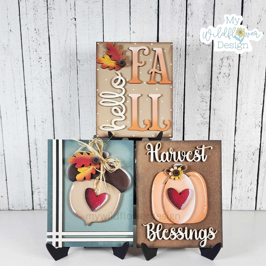 Hello Fall Interchangeable Signs